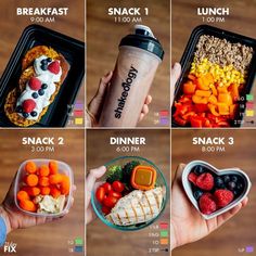 Pasti Fit, Makanan Rendah Kalori, Resep Smoothie, Resep Diet, 21 Day Fix Meals, Easy Healthy Meal Prep, Makanan Diet, Lunch Meal Prep, Breakfast Snacks