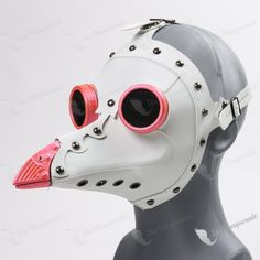 This Beautiful Masquerade Party Mask Is Made Of 100% Finest Quality And Hand-Painted Craftsmanship. Occasion: Great For Halloween, Day Of The Dead, Masquerade Party, And More. Color: White Pink How It Made: Made Of High-Quality Synthetic Leather. And Decorated With Other Accessories. Size Measurement: Most Of Our Masks Are 6-7 Inches Wide And One Size Fits All. Pink Goggles, Venetian Masquerade Party, Masquerade Party Mask, Chanel Bucket Hat, Plague Doctor Mask, Doctor Mask, Party Mask, Venetian Masquerade, Cat Face Mask