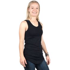 This tank top is the perfect layering piece, wear it out with a sweatshirt on top, underneath a tee or just on it's own! We love to pair it with leggings when working out or with jeans when going out. It needs a feather weight rib knit that has a soft drape and doesn't curl Ex: the white one in the images, otherwise if you don't mind a curled hem you can use some jerseys Ex: the green one in the photos. Stretch Muscle Tee With Scoop Neck For Everyday, Sporty Muscle Tee For Everyday, Casual Stretch Muscle Tee For Everyday, Casual Stretch Muscle Tee With Scoop Neck, Sleeveless Athleisure Tank Top For Everyday, Everyday Athleisure Sleeveless Tank Top, Everyday Sleeveless Athleisure Tank Top, Casual Cotton Tank Top With Scoop Back, Casual Stretch Tank Top With Scoop Back