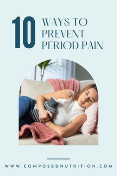 In this post you’ll learn about ways to prevent period pain for PMS relief during the luteal phase! Learn hacks and tips to have a better period, reduce PMS, and support a healthy menstrual cycle naturally. Find more period tips and natural period pain relief at composednutrition.com. Period Nausea, Increase Progesterone, Cycle Phases, Period Cycle