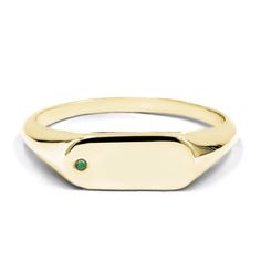 Signet Ring With Gemstone in Silver or Gold Customizable - Etsy Oval Polished Emerald Ring In 14k Gold, Oval Emerald Ring With Polished Finish In 14k Gold, Oval Emerald Ring In 14k Gold With Polished Finish, Oval Yellow Gold Signet Ring For May Birthstone, Fine Jewelry Green Signet Ring With Birthstone, Elegant Green Signet Ring Stamped 14k, Classic Oval Signet Ring With May Birthstone, Stamped 14k Gold May Birthstone Ring, Green 14k Gold Signet Ring Fine Jewelry