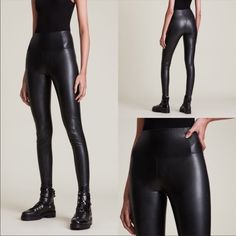 Toughen Up Your Wardrobe. The Cora Leggings. Crafted From A Leather-Look Fabric. They're Highwaisted. And Skinny. Size: 10 Super Skinny High Waisted Ankle Length Leather-Look Fabric New Condtion. No Flaws. Rise: ~11.25” Inseam: ~29” Leather Party Leggings Fitted, High Waist Fitted Leather Leggings, Fitted High Waist Leather Leggings, Tight Leather Leggings, Tight Leather Pants For Winter, Fitted Full-length Leather Leggings, Leather Full Length Fitted Leggings, Fitted Full Length Leather Leggings, Tight Black Leather Bottoms