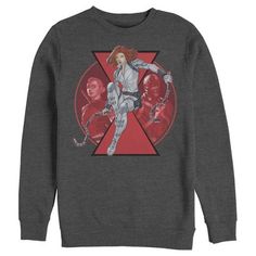 Get entangled in the Black Widow's web with this officially licensed Marvel Black Widow Movie style! Your favorite former KGB-assassin, Natalia Romanova, is heading down memory lane in Marvel's Black Widow origin film. Learn about Nat's history and "family" like Yelena Belova, the Red Guardian, and Melina Vostokoff and look great doing it with a fun Marvel style. Just remember: two Widows are better than one. Black Widow Family, Black Widow Web, Marvel Black Widow, Black Widow Movie, Superhero Fashion, Team Sweatshirts, Maryland Terrapins, Family Circle, Black Widow Marvel