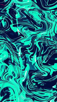 an abstract blue and black background with swirls