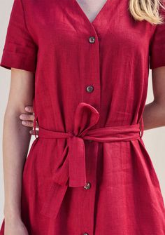 Linen Dress Elegant Classy, Dress Elegant Classy, Classy And Elegant, European Linens, Modern Women, Dress For Success, Dress Elegant, Button Down Dress, Linen Dresses