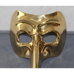 Baroque Casanova Venetian carnival mask Gold wall decor Masquerade Gold Venice mask Desk decor Turkish Nose Plague doctor Commedia Dell Arte  The heavy bronze mask can be used as desk decor or wall hanging.  Dimensions:  Height 5.5" / 14 cm Width 9.4" / 24 cm Depth 7" / 18 cm  Weight 1734 gr Vintage Gold Masks For Costume Party, Vintage Gold Masks And Prosthetics For Costume Party, Vintage Gold Masks And Prosthetics For Masquerade, Gold Masks And Prosthetics For Mardi Gras, Vintage Gold Masks And Prosthetics For Mardi Gras, Gold Artistic Masquerade Mask For Formal Occasions, Artistic Gold Masquerade Mask For Formal Occasions, Vintage Gold Eye Mask Masquerade, Vintage Gold Masks For Carnival