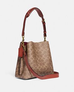 Coach Willow, Coach Bucket Bag, Coach Rogue, Canvas Leather Bag, Signature Canvas, Leather Key, Coach Leather, Leather Care, Canvas Leather