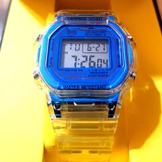 Nwt Invicta Digital Watch.Sky Blue And Clear Case. Translucent Band. Blue Wear-resistant Watches With Round Dial, Blue Wear-resistant Watches, Casual Blue Watch With Stopwatch, Blue Casual Watch With Round Dial, Blue Digital Watch With Stopwatch And Round Dial, Casual Blue Watch With Round Dial, Casual Blue Watches With Round Dial, Mens Invicta Watches, Punisher Marvel