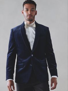 Blue Velvet Tuxedo Wedding, Navy Blue Velvet Tuxedo Men, Dark Blue Velvet Tuxedo, Velvet Tuxedo With Notch Lapel, Velvet Semi-formal Tuxedo With Suit Collar, Suit Prom, Velvet Dinner Jacket, Sea Blue Color, Velvet Shawl