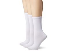 Hanes Comfortsoft Crew Socks 3-pack - Sock : Assorted : Polyester/spandex/other fibers 97% Polyester, 3% Spandex China Machine Wash Crew length socks stay up and hits at mid-calf Made with a touch of spandex for stretch and a great fit Available in a convenient 3-pack Lightweight construction for no added bulk Lightweight construction for no added bulk. Convenient 3-pack comes in assorted colors and prints Mid Calf Socks, Calf Socks, Stay Up, Crew Socks, Mid Calf, Polyester Spandex, Socks, Spandex, China