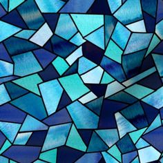 an abstract blue background with lots of small squares in the shape of rectangles