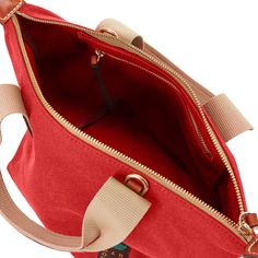 Summer in Style  Lightweight 100% Italian cotton canvas and chic Italian leather accents mean this style is ready for every summer adventure. Red Canvas Bag With Double Handle For Everyday Use, Red Canvas Shoulder Bag With Zipper, Red Canvas Shoulder Bag With Zipper Closure, Red Double Handle Canvas Bag For Everyday Use, Red Shoulder Bag With Leather Trim For Travel, Red Canvas Bag With Leather Handles For Everyday Use, Red Bags With Leather Trim For Travel, Red Travel Bags With Leather Trim, Red Double Handle Canvas Bag For Travel