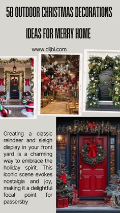 Outdoor Christmas Decorations, Outdoor Christmas, Christmas Decor, Decor Ideas, Christmas Decorations, Christmas, Christmas Décor