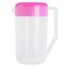 PRICES MAY VARY. 1500/2000/2500ml Plastic Covered Water Pitcher Measuring Pitcher with Lid Made of environment-friendly plastic material, odorless, non-toxic, safe and durable to use Large and comfortable handle makes lifting and pouring easy. Leak-proof lid helps to avoid spills Graduated measure marks, clearly know the capacity of pitcher and convenient to control the amount of water Perfect for cold water, ice tea, juice, beer, milk, etc Set Include: 1Pc Water Pitcher
 Condition: Brand New
 M Pitcher With Lid, Plastic Jugs, Tea Pitcher, Water Ice, Tea Juice, Ice Tea, Water Pitcher, Water Pitchers, Friendly Plastic