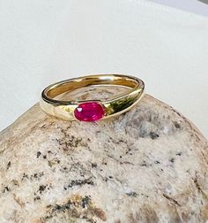 Beautiful 14k yellow gold ring,featuring a stunning Burma ruby and diamond stones. 3.2 gram; approx. 5.0mmx3.5mm ruby and 1.1 mm diamonds. Only 5 Pcs available! (yellow/white/Rose) Please select upon check out,and note that each item requires up to 5-7 days production time before shipping. Yellow Gold Ruby Ring With Round Cut Lab-created Ruby, Classic Yellow Gold Ruby Ring With Lab-created Ruby, Yellow Gold Oval Ring With Lab-created Ruby, Oval Yellow Gold Ring With Lab-created Ruby, Yellow Gold Ruby Solitaire Birthstone Ring, Luxury Yellow Gold Ruby Ring With Lab-created Ruby, Gold Oval Ruby Ring With Brilliant Cut, Gold Ruby Ring Oval Brilliant Cut, Yellow Gold Ruby Birthstone Ring With Round Band