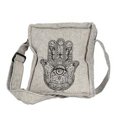 We wish you all the happiness, luck, health, and good fortune the Hamsa Hand is said to bring. Handmade Bags For Daily Use, Bohemian Canvas Shoulder Bag As Gift, Bohemian Handmade Canvas Bag For Gift, Bohemian Shoulder Canvas Bag For Gifts, Bohemian Handmade Canvas Bag Gift, Handmade Bohemian Canvas Bag Gift, Bohemian Canvas Shoulder Bag Gift, Bohemian Shoulder Canvas Bag, Handmade Spiritual Bag For Festivals