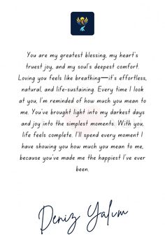 Whether it's a sweet "good morning," a heartfelt "I love you," or a romantic message just because, these beautiful love messages are perfect for any occasion. Find inspiration for texts, quotes, and love letters that speak to the heart and express your deep feelings. Strengthen your relationship with messages that celebrate love, connection, and all the little moments that make your relationship special. These words will remind him how much he means to you.