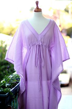 Caftan Maxi Dress  Beach Cover Up  Kaftan  by mademoisellemermaid, $68.00 Spring Beach Cover-up Breezy Kaftan, Bohemian Summer Kaftan For Brunch, Beach Season Daywear Maxi Dress, Summer Maxi Beach Dress For Daywear, Flowy Purple Maxi Dress For Beachwear, Purple Flowy Maxi Dress For Beachwear, Spring Summer Daywear Kaftan, Summer Beachwear Kaftan For Daywear, Summer Daywear Tunic Kaftan