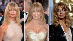 Bangs for Receding Hairline: 8 Styles That Help Hair Look Thicker | First For Women Sparkle Gown, Through The Decades, Goldie Hawn, Fashion Moments, Beauty Looks, Iconic Style, Style Icon