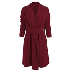 Open Front Button Long Duster Cardigan - Red Wine - 4Y10561522 - Original Design-Women's Clothing  #OriginalDesignWomensClothing #Original #DesignWomen's #Clothing Elven Fashion, Long Cable Knit Cardigan, Long Duster Cardigan, Long Duster, Duster Cardigan, Sweaters Oversized, Long Cardigan, Long Sweaters, Designer Outfits Woman