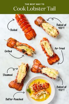 the best way to cook lobster tail is by using it as an appetizer