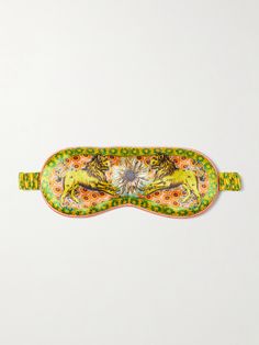 Slip's 'Zodiac' mask ensures that the stars align for a good night's sleep. It's crafted from the highest-grade mulberry silk and printed with astrological symbols, making it the perfect birthday gift for a loved one. The elasticated strap fits comfortably and won't damage your hair or skin.  - 'Leo' is printed with lions and colorful flowers Leo Gifts, Stars Align, Astrological Symbols, Silk Sleep Mask, Silk Eye Mask, Eyewear Shop, Raffia Bag, Perfect Birthday Gift, Printed Silk