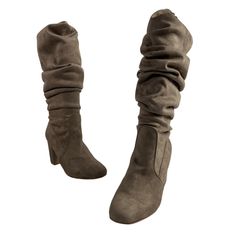 Step out in style with these Chinese Laundry Women's Khaki Suede Knee High Slouchy Heeled Boots, size 10. Perfect for any occasion, these boots offer both comfort and fashion. They are brand new without original box - please see pictures.  * Khaki color * Size 10 * Knee-high design * Slouchy style * Heeled for added height * Made of suede * Ideal for women * New without box * Versatile for any event * Stylish and comfortable * Durable material * Trendy and chic * High-quality craftsmanship Measurements:         Heel 3.5 in / 9 cm         Shaft Height 23 in / 58 cm         Shaft Circumference 15 in / 38 cm Features:         * Knee High Boots Size: Womens 10 Condition: New Without Box New without box. Slouchy Style, Womens Khakis, High Design, Chinese Laundry, Khaki Color, Boot Shoes Women, Knee High Boots, High Boots, Knee High