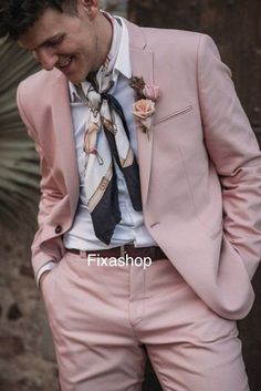 This is a Classy pink 2 Piece Suit by fixashop /crafted from high quality fabric and imported materials. Our products are handcrafted by experienced tailors who make sure the that the stitching is precise, lining is proper and the overall product is sturdy enough to not go out of shape for more than a few years. Also all our products have extra margins in their length, sleeves, sides so it's easily alterable if your size changes after some time. To see more available colours and designs in this collection, Check out the ' Collection' Section. *This is a 2  piece set of a Coat+pant  *We also offer customization so we can provide you an even better fit if you massage us your measurements (in inches) of Chest, Stomach, Waist, Hip, Shoulder and Actual Height after ordering. *Want this product Suit Pink Men, Pink Suit Men, Mens Wedding Suits, Suit For Wedding, Dinner Suit, Pink Two Piece, Suit Covers, 2 Piece Suit, Pink Suit