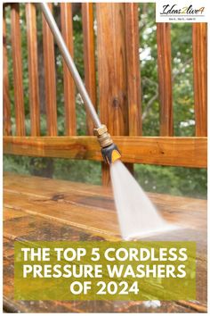 the top 5 cordless pressure washers of 2014