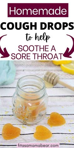 homemade cough drops to help soothe a sore throat