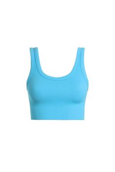 Dolphin's Blue Thick Rib Mini Tank Top - STYLED BY ALX COUTUREShirts & Tops Preppy Tank Tops, Light Blue Tank Top, Preppy Tops, Clothing Wishlist, Dream Summer, School Fit, Summer Closet, Casual Preppy Outfits, 2024 Christmas