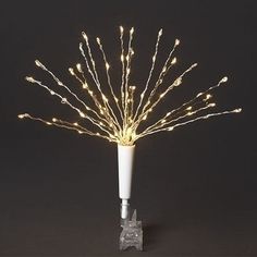 LED Burst Tree Topper - Warm White - The Country Christmas Loft Starburst Christmas Tree Topper, Outdoor Christmas Tree Toppers, Lighted Christmas Tree Topper, Branch Tree Topper, Tree Toppers Christmas Unique, Light Up Tree Topper, Lighted Tree Topper, Starburst Light, Light Tree