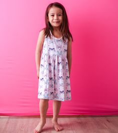 This dreamy dress is made to make any toddler twirl with joy! Soft bamboo fabric and long sleeves keep them comfy and stylish while they explore, frolic, and flutter through their day! 93% Bamboo and 7% spandex Wash cold with like colors; stays soft wash after wash Long Sleeve Twirl Ready Playful Pink Dresses For Loungewear, Long Sleeve Playful Twirl Dress For Playdate, Playful Long Sleeve Twirl Dress For Playdate, Cute Flowy Twirl Dress For Playdate, Cute White Lounge Dress, Playful Cotton Loungewear Dress, Summer Flowy Twirl Dress For Playdate, Flowy Twirl Dress For Summer Playdate, Casual White Twirl Dress For Playwear