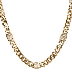 Daniel Steiger Icy Links Necklace Sparkling Ice, Latest Jewellery, Stunning Jewellery, Signature Design, Link Necklace, Out Of Style, Go Out, Gold Finish, Time Piece