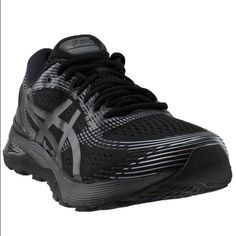 Asics Gel-Nimbus 21 Men’s Running Shoes. Size 9. Width: Standard. Color: Black. Nwt In Original Box. Black Running Shoes With Gel Cushioning For Streetwear, Asics Sneakers With Air Cushioning Athletic Fit, Asics Sneakers With Air Cushioning And Athletic Fit, Black Low-top Running Shoes With Gel Cushioning, Asics Black Athleisure Running Shoes, Black Asics Running Shoes Athleisure Style, Black Asics Running Shoes For Athleisure, Black Asics Athleisure Sneakers, Functional Black Asics Running Shoes