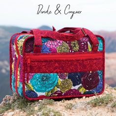 The Divide and Conquer sewing pattern is carry-on compliant and opens up to reveal clear compartments for easily organizing your travel essentials. Sew one up for your next adventure, today! Ultimate Travel Bag By Annie, Travel Cord Organizer Sewing Pattern, Curling Iron Travel Case Pattern, Ryan Air, Byannie Bags, Travel Bag Pattern, Rectangular Travel Bag With Turn-lock Closure, Purse Organizer Insert Pattern, Best Carry On Bag