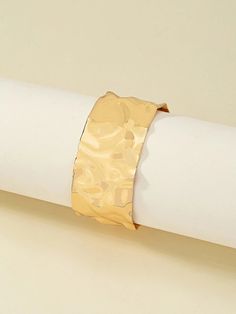 This On My Mind Bracelet is a timeless classic featuring a stylish gold cuff bracelet. Crafted with sophistication and quality, it adds an elegant statement to any outfit. Perfect for any occasion, it makes a bold fashion statement. Diameter 2.6" Due to monitor differences, actual colors and/or patterns may vary slightly from online. Elegant Gold-tone Metal Cuff Bracelet, Luxury Gold-tone Metal Bracelets, Luxury Gold Tarnish-resistant Cuff Bracelet, Luxury Gold-tone Metal Cuff Bracelet, Luxury Gold-tone Gold Plated Cuff Bracelet, Gold Bracelet Cuff, Gold Cuffs, Timeless Classic, Fashion Statement