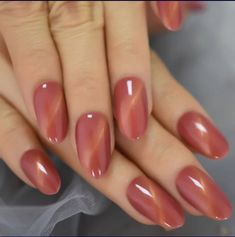 24 pcs Autumn Rose Galaxy Cat Eye Gel Long Press On Nails Glossy mediu – surethings.net Red Cat Eye, Long Press On Nails, Galaxy Cat, Autumn Rose, Cat Eye Gel, Cat Eye Nails, Pink Nail, Red Cat