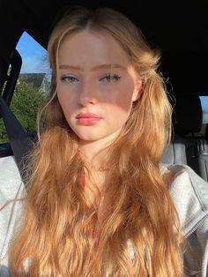 No Make Up Make Up Look, Fantasy Make-up, Blonde Hair Green Eyes, Strawberry Blonde Hair, Red Hair Color, Hair Inspiration Color, Strawberry Blonde