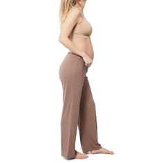 The softest sleep pants you can wear all pregnancy and after? Yep, dreams come true. We made these with a smooth elastic waistband that sits comfortably under your bump and makes for an easy transition postpartum. Featuring our sustainable rib modal fabric, pair with The R+R Tank for total comfort. Modal Fabric, Sleep Pants, Dreams Come True, Lounge Pants, Postpartum, Bump, Lounge, Sleep, Elastic