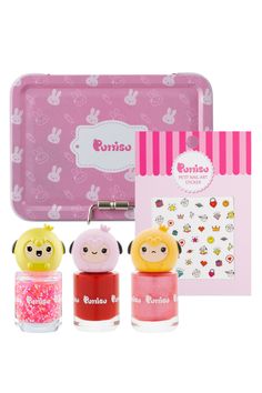 Unleash your child's creativity with the Puttisu 3-Color Nail Art Kit! This delightful set includes three vibrant shades of nail polish, perfect for mixing and matching. Packaged in a charming keepsake tin case, this kit also comes with a petit nail art sticker set, allowing kids to decorate their nails with fun and colorful designs. Safe and non-toxic, our nail polish is designed especially for children's delicate nails, ensuring a fun and worry-free nail art experience. Ideal for playdates, pa Delicate Nails, Apply Nail Polish, Tin Case, Nail Art Sticker, Nail Art Kit, Art Experience, Us Nails, Art Kit, Nail Art Stickers