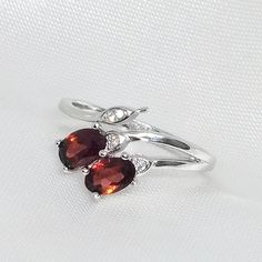 Experience the Power of Connection with Our Charm Red Garnet Gemstone Ring Unlock the transformative energy of the Red Garnet with this exquisite gemstone ring, specifically designed for women who seek to enhance their emotional well-being and personal power. Crafted from high-quality 925 sterling silver, this ring is not just a beautiful accessory; it is a talisman of strength and vitality. Emotional Benefits of Red Garnet Passion and Motivation: Red Garnet is known to ignite inner fire, inspir Gemstone Ring Silver, Trendy Ring, Personal Power, Garnet Rings, Garnet Gemstone, Red Garnet, Natural Red, Gold Plated Silver, Sterling Silver Charm