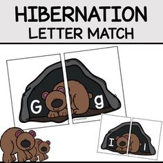 the letter g is for bear and it has three pictures to show it's name