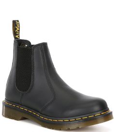 Dr. Martens Women's 2976 Nappa Leather Chelsea Booties #Dillards Shoes 2022 Winter, Dr Martens Womens, Lug Boots, Shoes 2022, Boots For Men, Leather Block Heels, Nyc Fashion, Christmas 2020, Dillard's