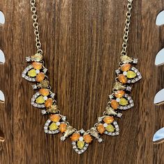 14”Long 2” Extender Create A Bundle Of 3 Or More Items In Order To Get The Discounted Offer. All Items Are Packaged With Care. Orange Gold, Yellow Orange, Orange Yellow, Color Orange, Womens Jewelry Necklace, Gold Color, Statement Necklace, Jewelry Necklaces, Women Jewelry