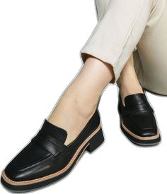 Office Slip-ons With Brogue Detailing And Round Toe, Black Leather Sole Slip-ons For Office, Chic Business Slip-ons With Leather Footbed, Leather Slip-ons With Almond Toe For Office, Classic Low Heel Slip-ons For Workwear, Brogue Detail Slip-on Loafers For Work, Sleek Round Toe Slip-ons For Office, Workwear Slip-ons With Brogue Detailing And Round Toe, Sleek Office Slip-ons With Round Toe