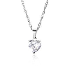 For a dazzling and timeless glow, check out our Gracious Heart Necklace In Silver Finish! Our exquisite necklace is the perfect blend of sophistication and glamour, made of fine stainless steel with heart-shaped pendants embedded with precious cubic zirconia. Add an artistic touch to your look and make sure your everyday look shines like a diva with our luxurious and precious Gracious Heart Necklace In Silver Finish! SPECIFICATIONS 316L is a type of stainless steel that is commonly used in jewel Cross Choker Necklace, Valentine Gifts Jewelry, Cross Choker, Round Pendant Necklace, Zircon Jewelry, Necklace Chain Lengths, Silver Heart Necklace, Jewelry Choker, Valentines Jewelry