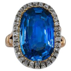 Fine Engagement Rings, Contemporary Engagement Rings, Jewelry Wardrobe, Ceylon Sapphire, Golden Ring, Silver Tops, Sapphire Diamond Ring, Antique Diamond, Cornflower Blue