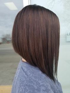 Bob Lung, Straight Bob Haircut, Asymmetrical Bob Haircuts, Medium Bob Haircut, Medium Bob Hairstyles, Long Bob Haircuts, Medium Long Hair, Bob Hairstyles For Fine Hair, Straight Bob