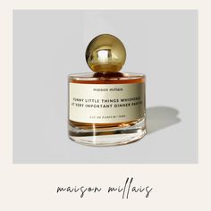 @maisonmillais Perfume Wishlist, Bottle Shapes, Playlist Names, Smell Goods, Classy Girl, Natural Skin Care Routine, Beauty Lover, Social Club